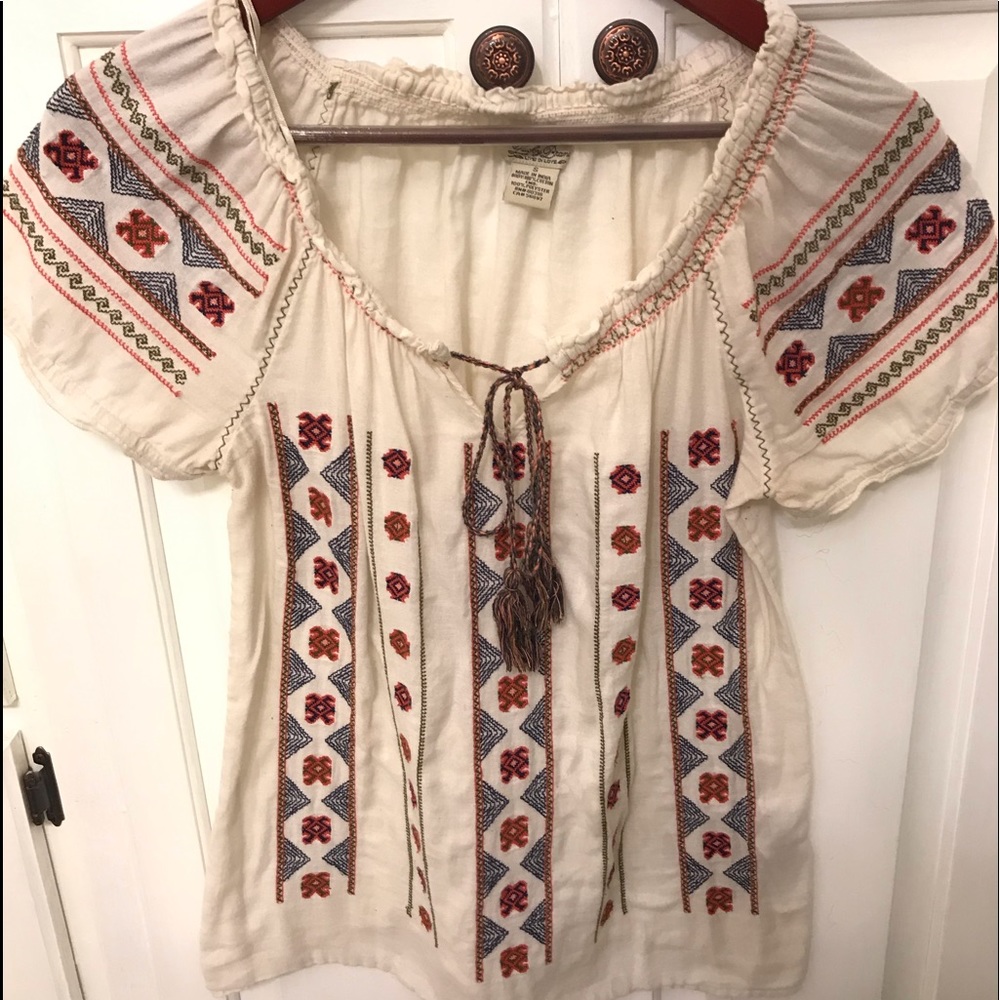 Lucky brand boho chic top